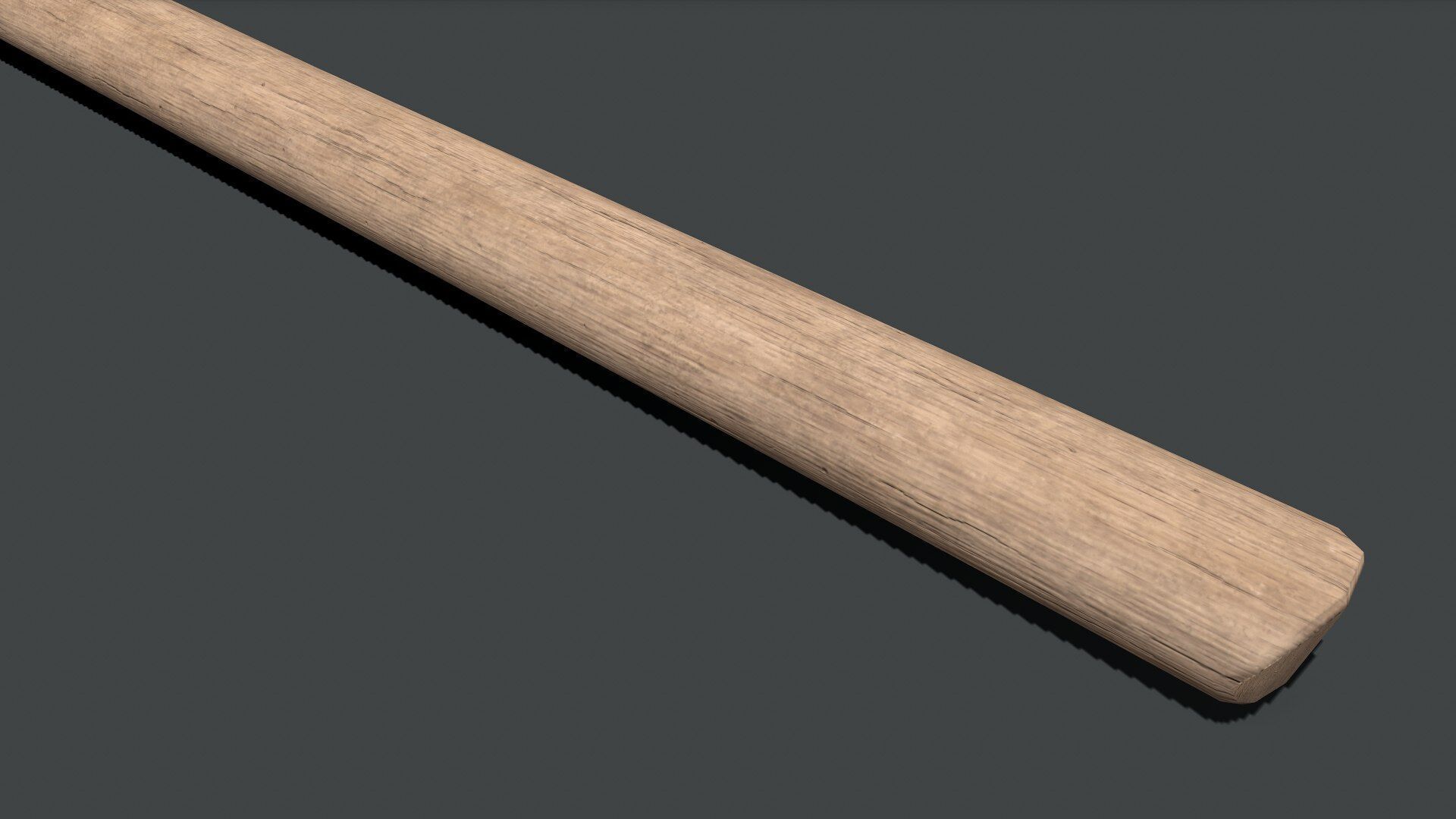 Sledge Hammer Low-poly PBR Free low-poly 3D model_3