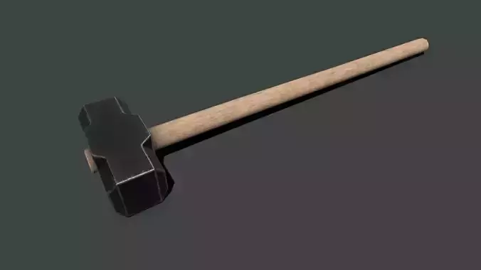 Sledge Hammer Low-poly PBR