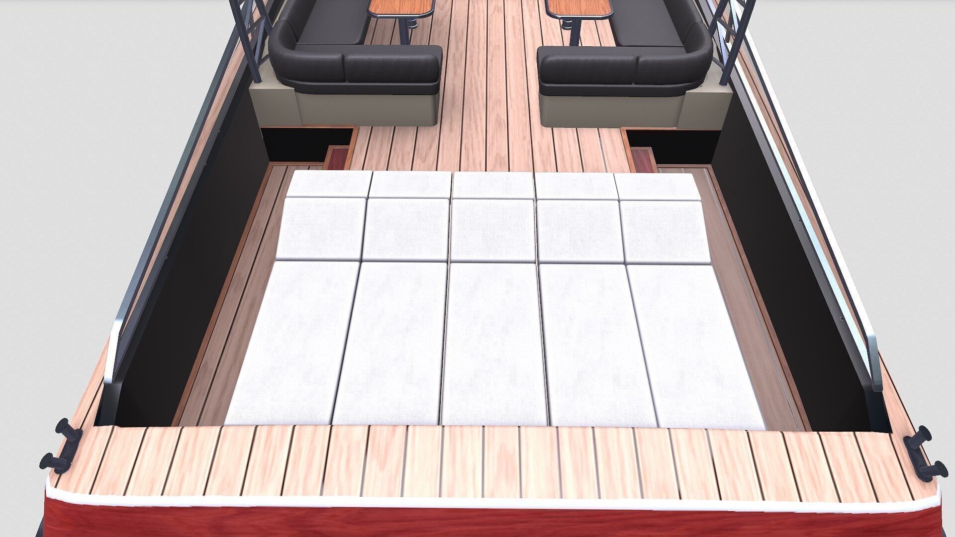 Luxury Boat Low-poly PBR Low-poly 3D model_34