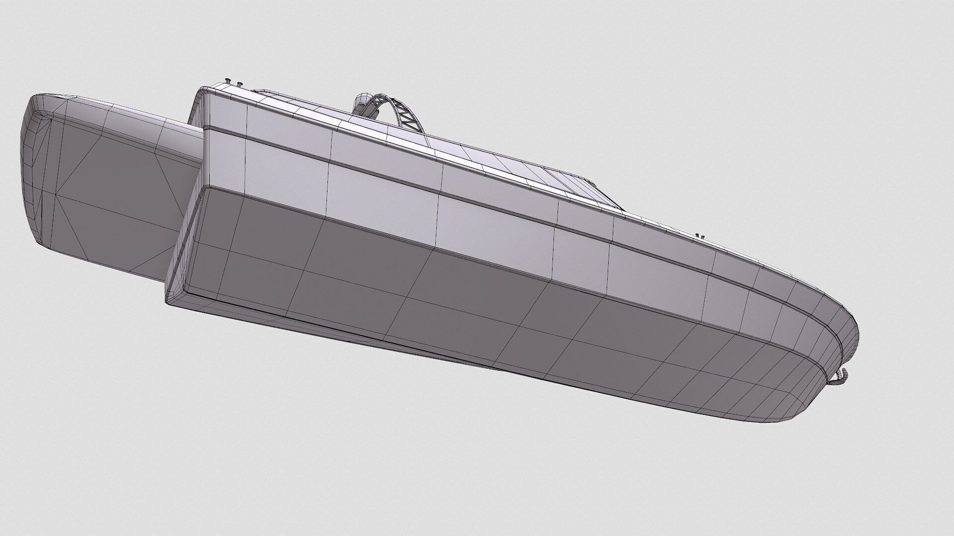 Luxury Boat Low-poly PBR Low-poly 3D model_56