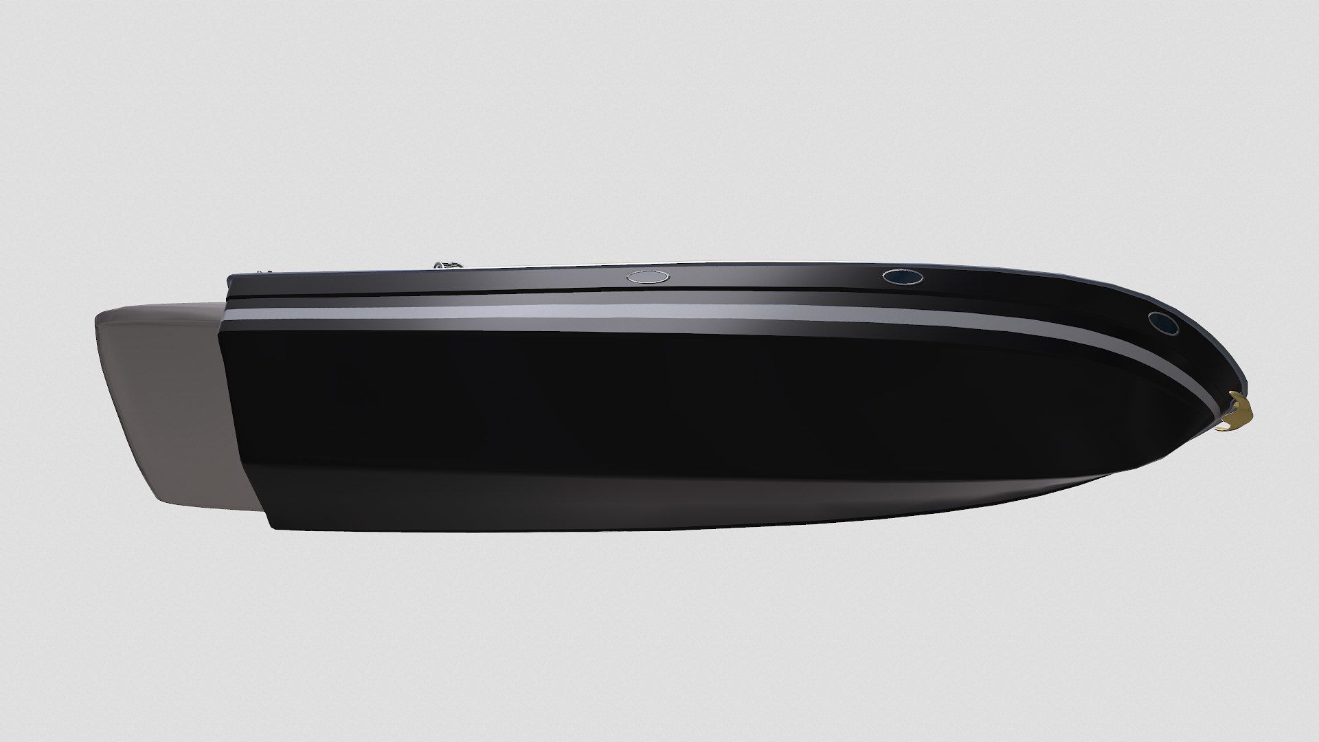 Luxury Boat Low-poly PBR Low-poly 3D model_37