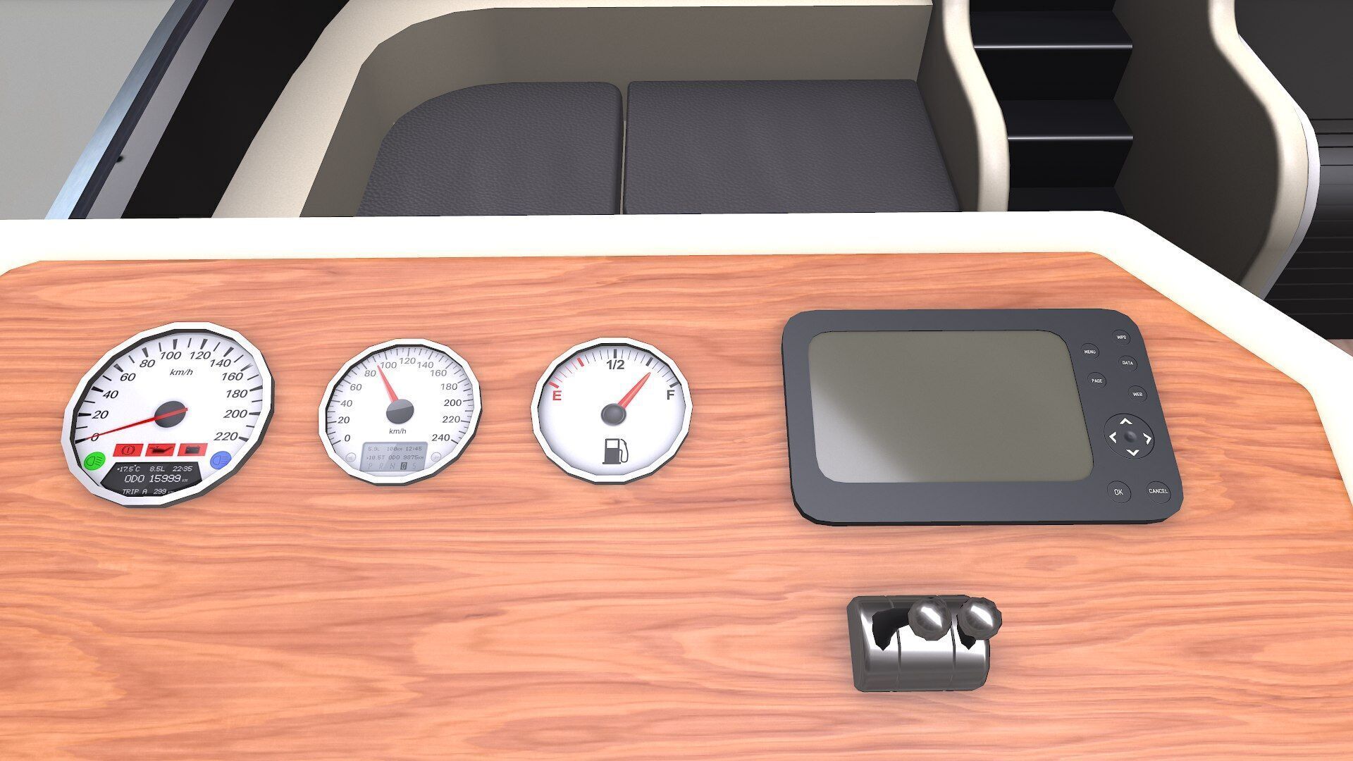 Luxury Boat Low-poly PBR Low-poly 3D model_30