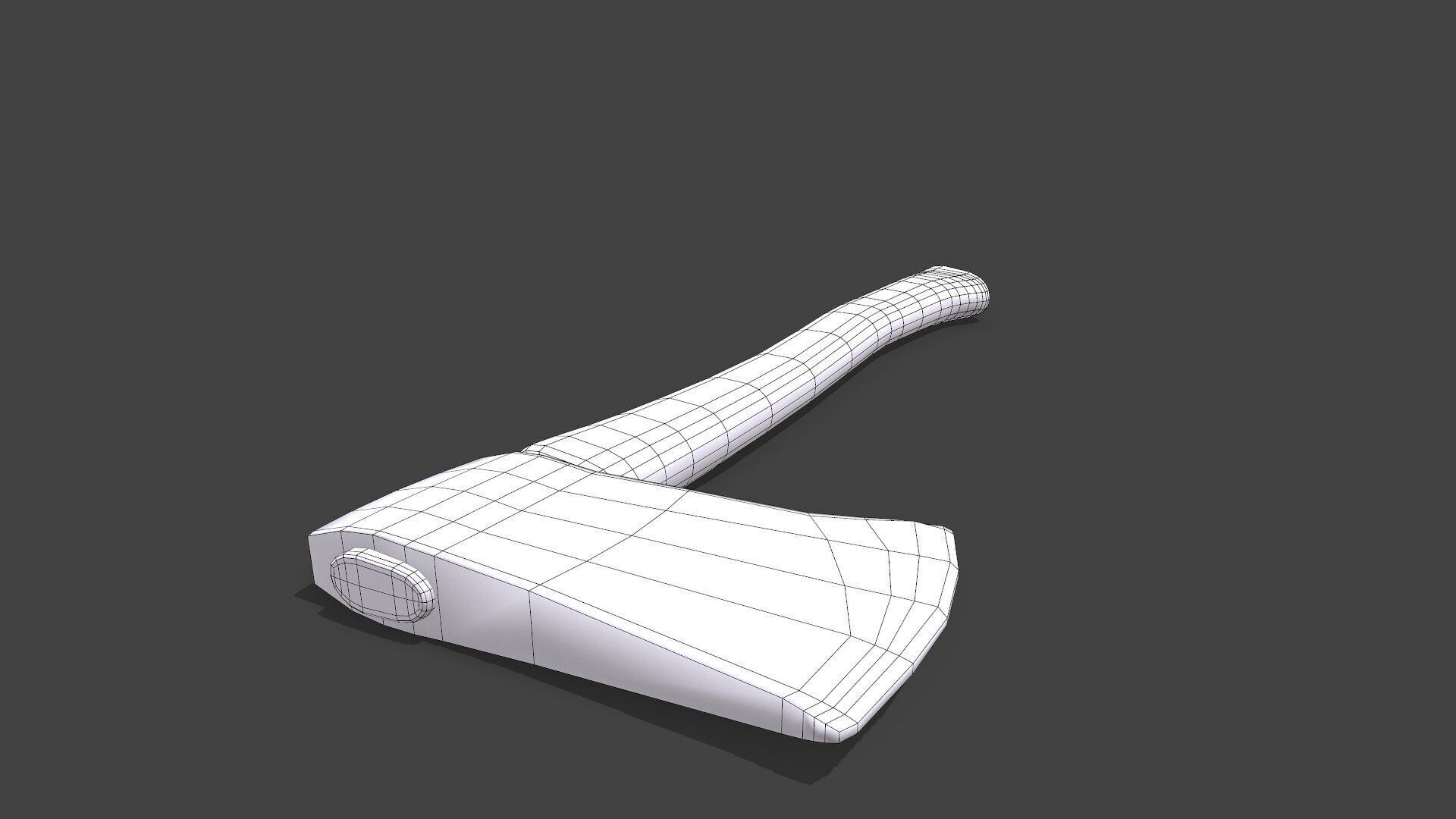 Hatchet Axe Low-poly PBR Free low-poly 3D model_18