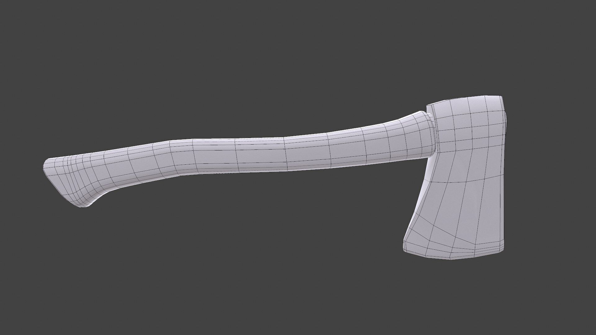 Hatchet Axe Low-poly PBR Free low-poly 3D model_15