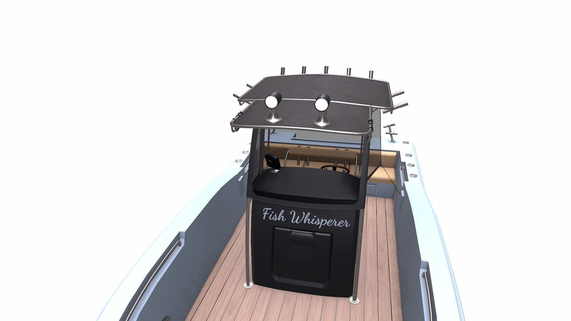 Fishing Boat Low-poly PBR Low-poly 3D model_34