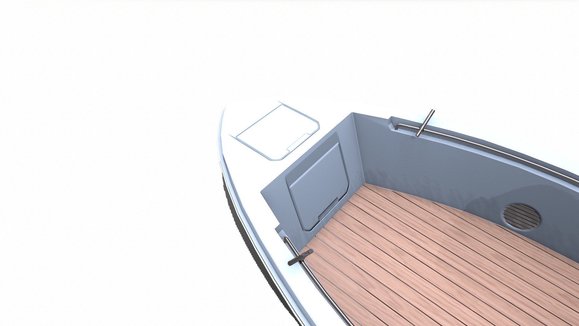 Fishing Boat Low-poly PBR Low-poly 3D model_28