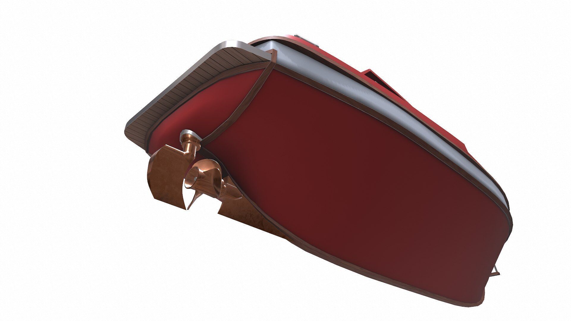 Fishing Boat Low-poly PBR Low-poly 3D model_35