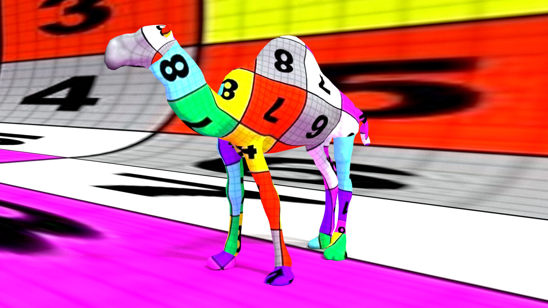 laos Dromedary 3D model_17