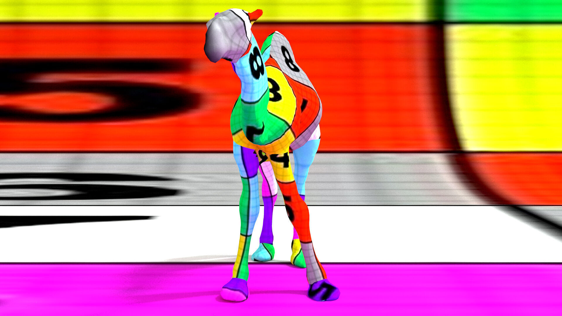 laos Dromedary 3D model_15