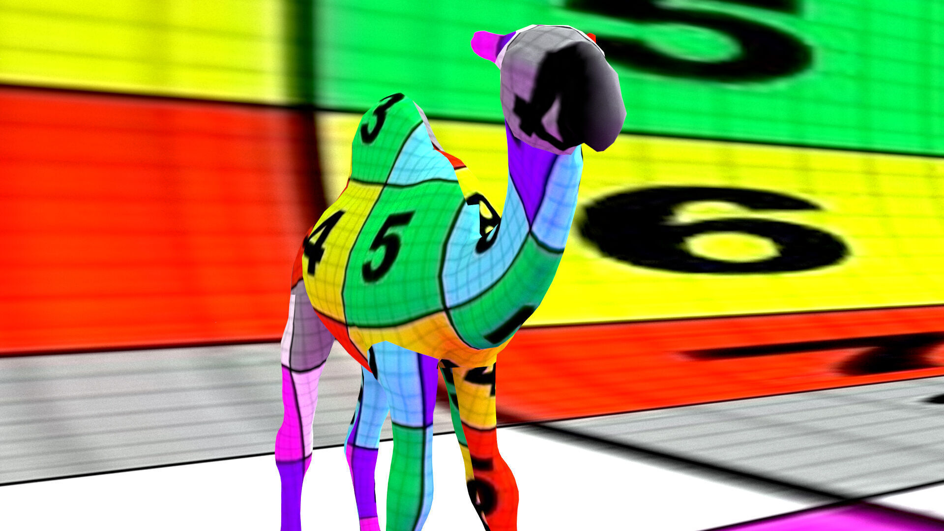 laos Dromedary 3D model_19