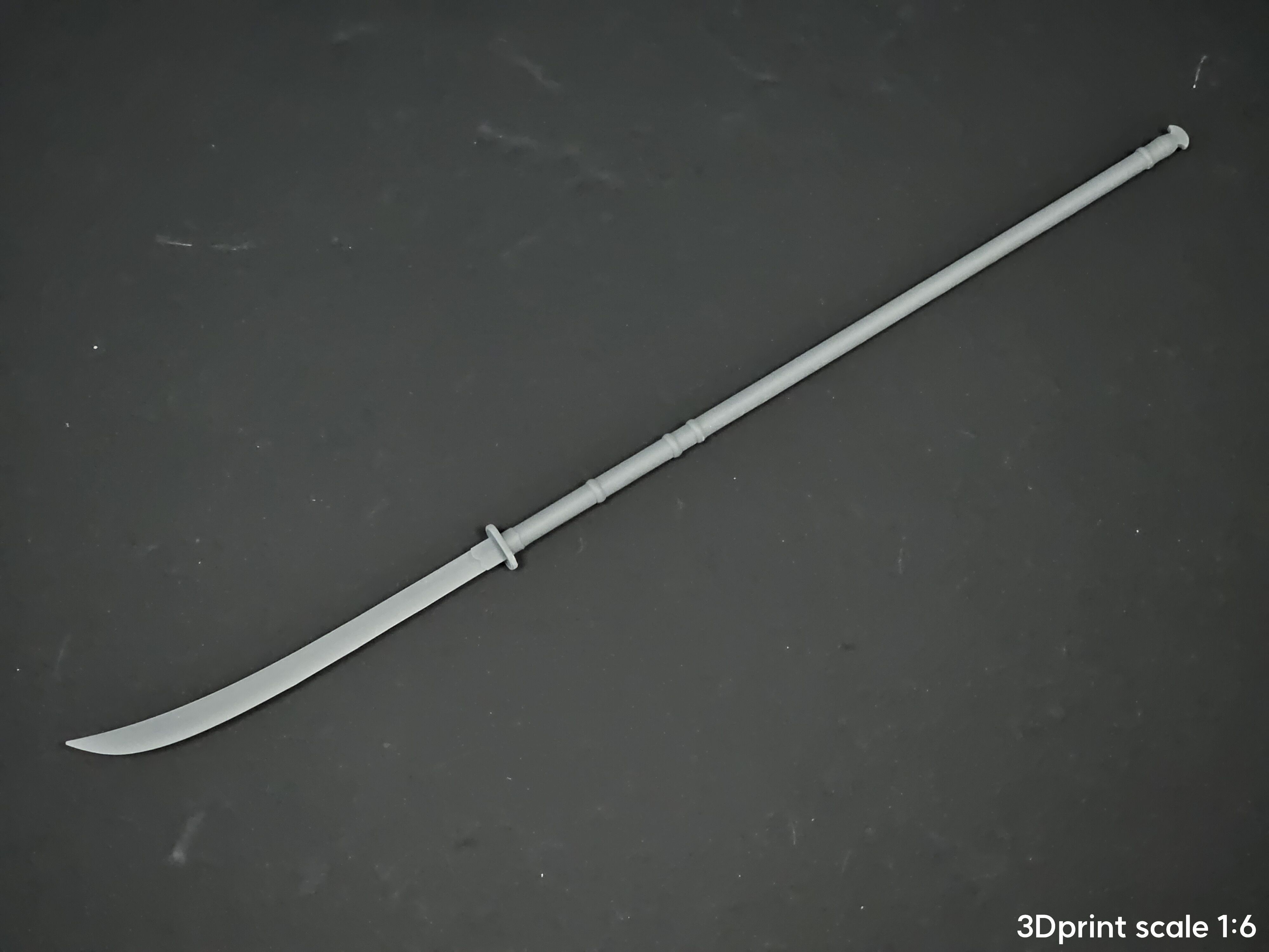 Weapons Encyclopedia 166 Naginata 3D print model_9