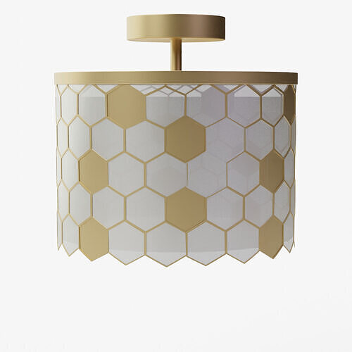 Honeycomb Flush Mount 3D model