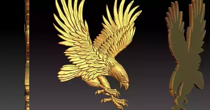 7 Eagle CNC Relief Model