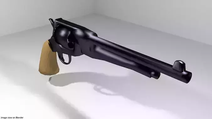 Revolver - Handgun Type 3 3D model
