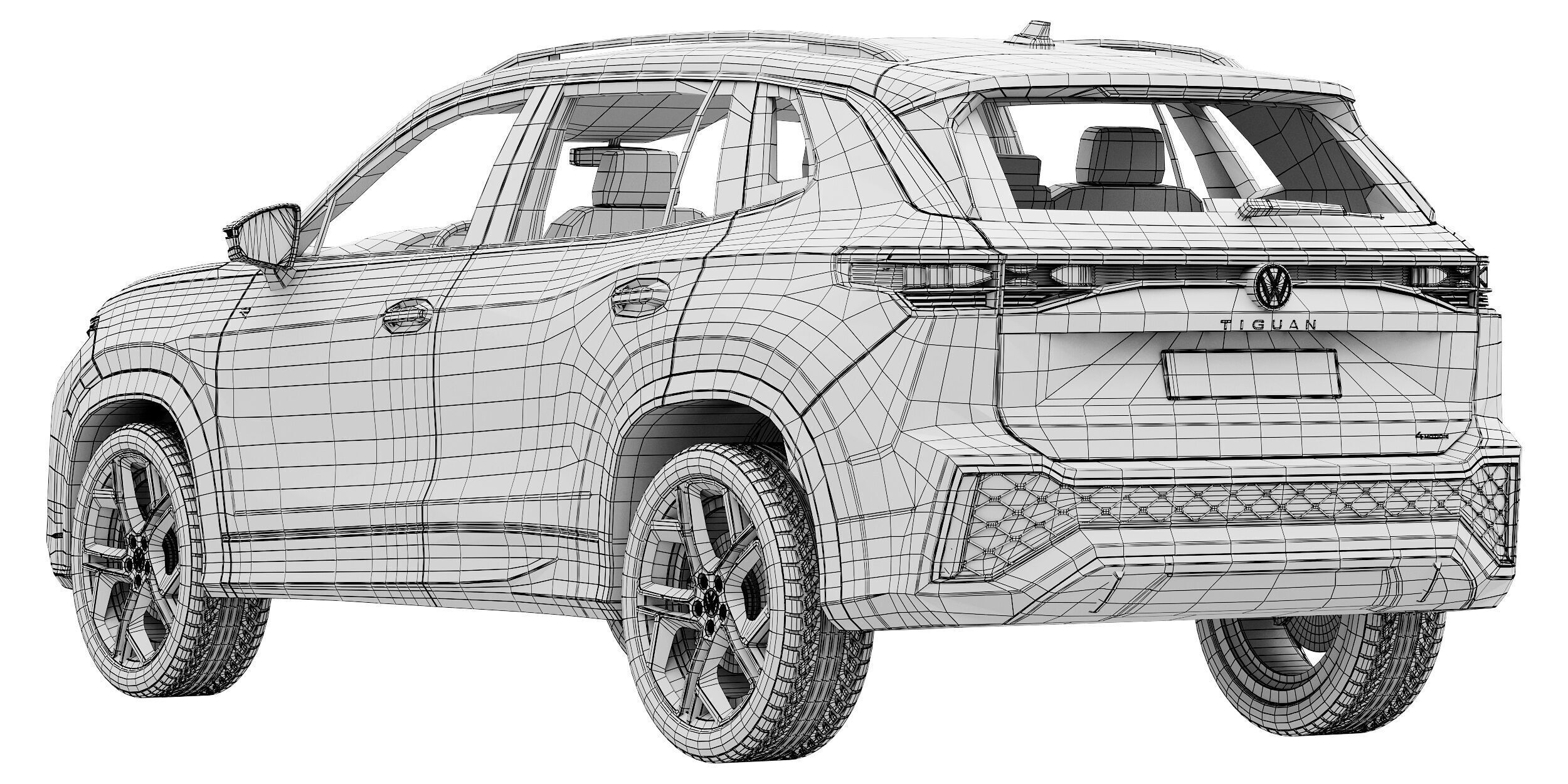 Volkswagen Tiguan R-Line 2026 3D model_15