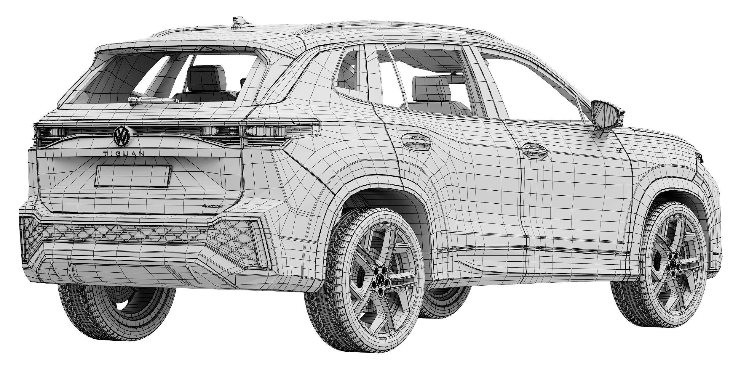 Volkswagen Tiguan R-Line 2026 3D model_16