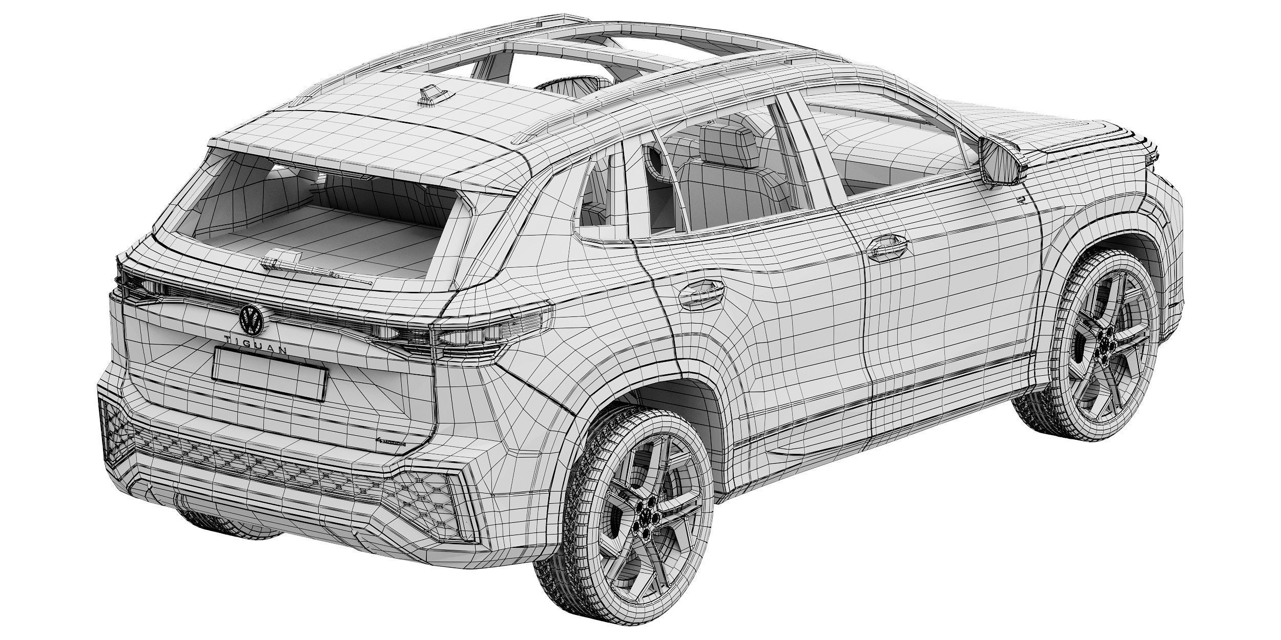 Volkswagen Tiguan R-Line 2026 3D model_17