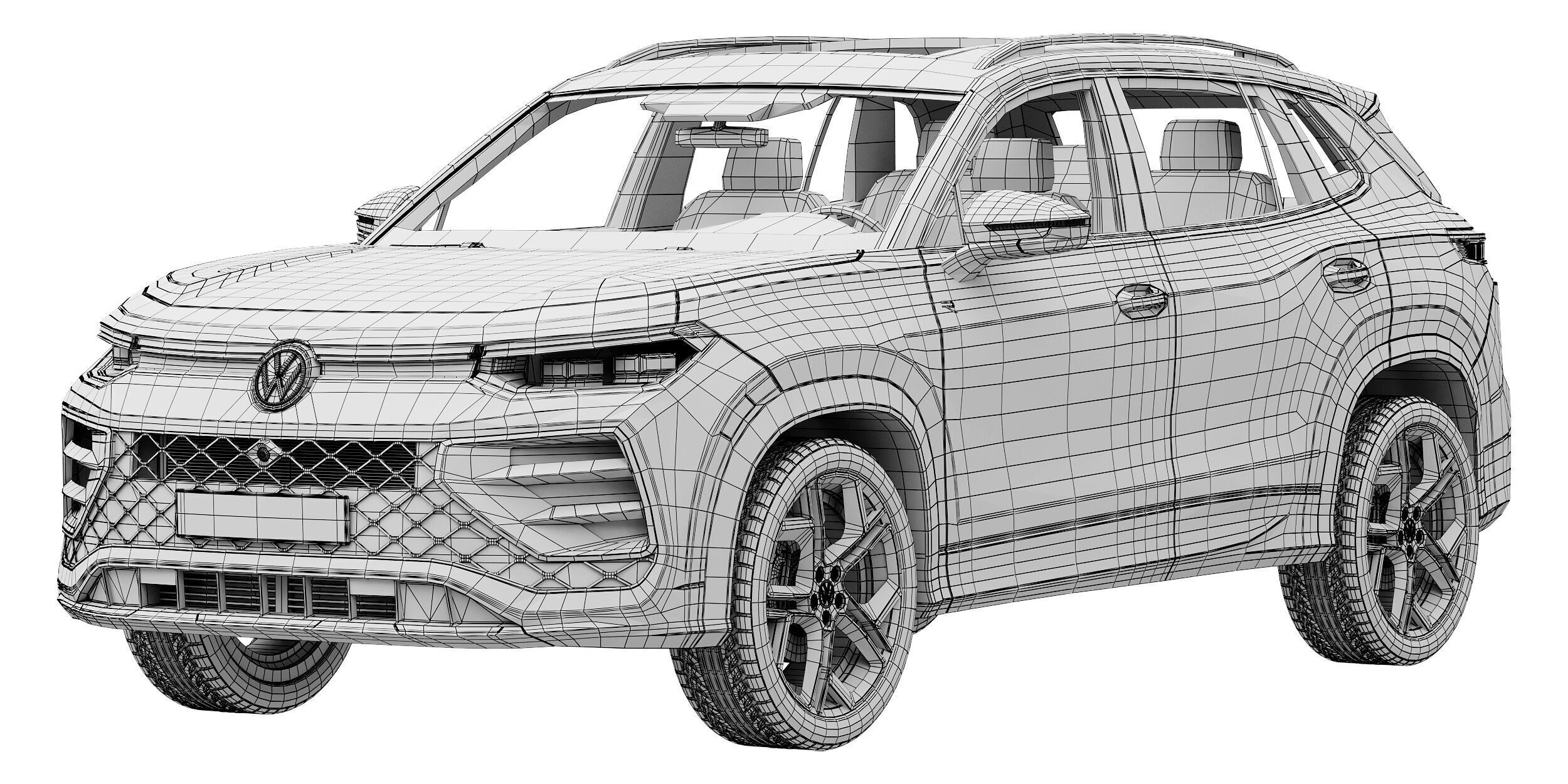 Volkswagen Tiguan R-Line 2026 3D model_13