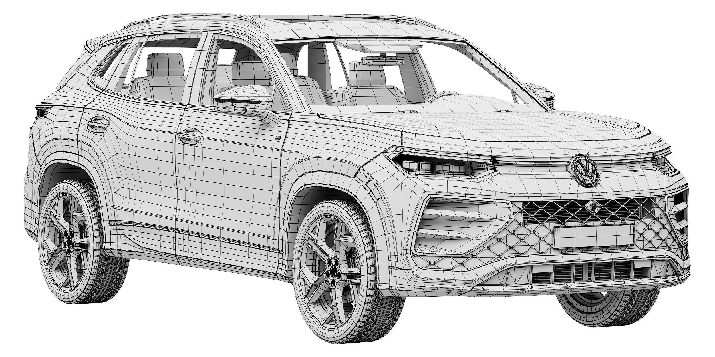 Volkswagen Tiguan R-Line 2026 3D model_14
