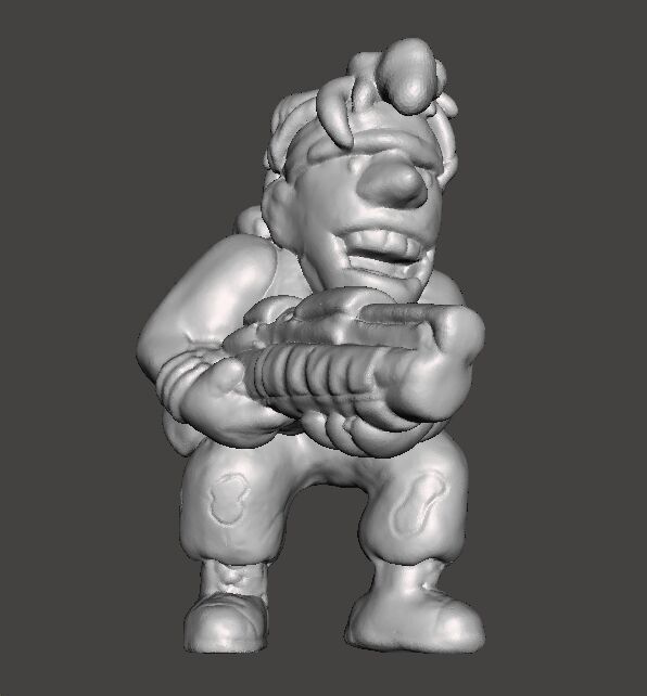 METAL SLUG MARCO ROSSI MINIATURE MODEL FOR SCIFI GAMES RPG 3D print model_8