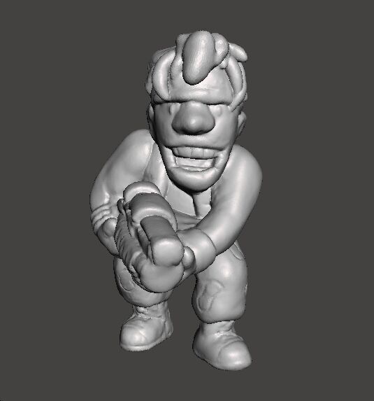 METAL SLUG MARCO ROSSI MINIATURE MODEL FOR SCIFI GAMES RPG 3D print model_3