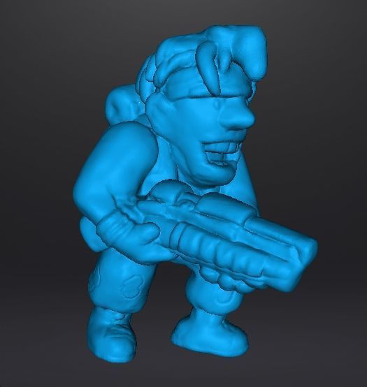 METAL SLUG MARCO ROSSI MINIATURE MODEL FOR SCIFI GAMES RPG 3D print model_10