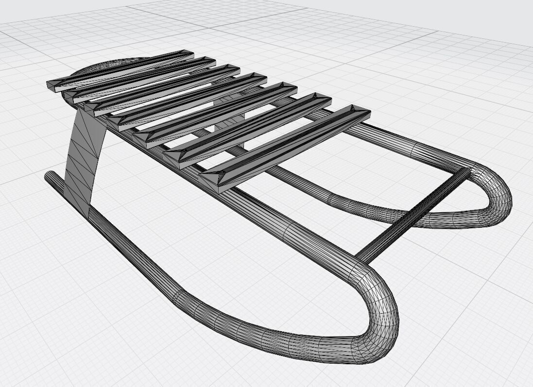 KRISTA  Control the Snow Low-poly 3D model_10