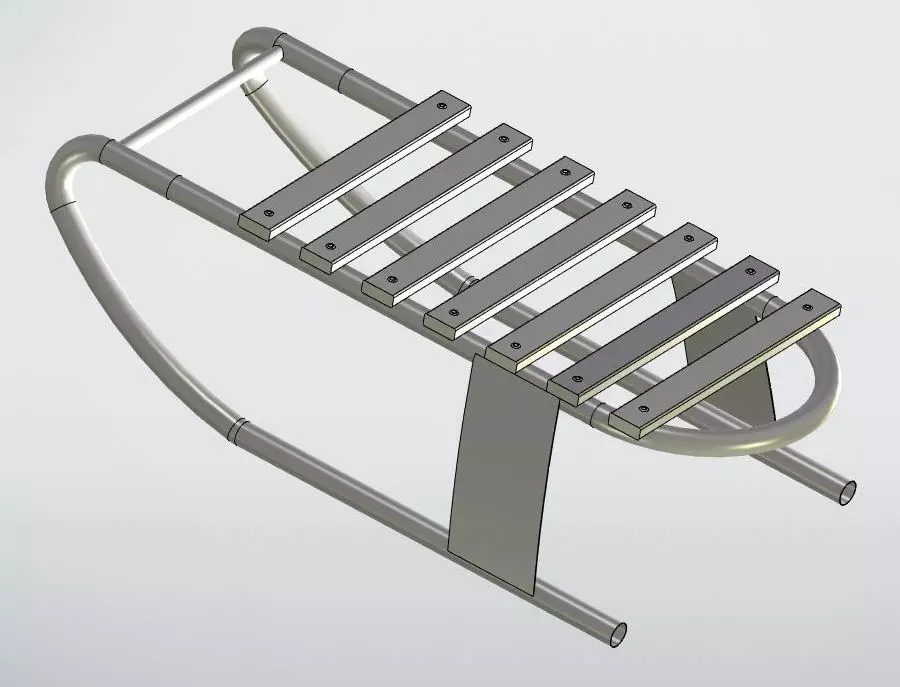 KRISTA  Control the Snow Low-poly 3D model_0