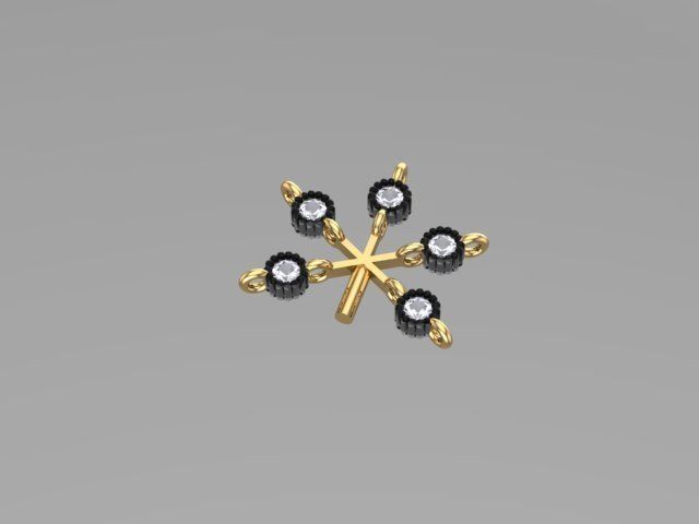 lv bracelet  3D print model_1