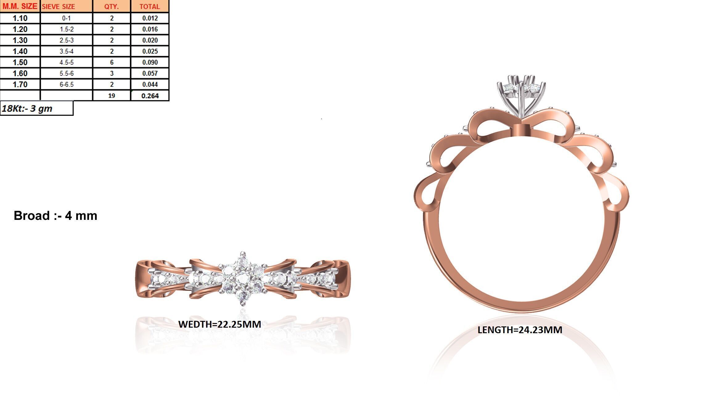 Women Ring Render 3dm STL MTL SLC JCD OBJ FBX Details 3D print model_24