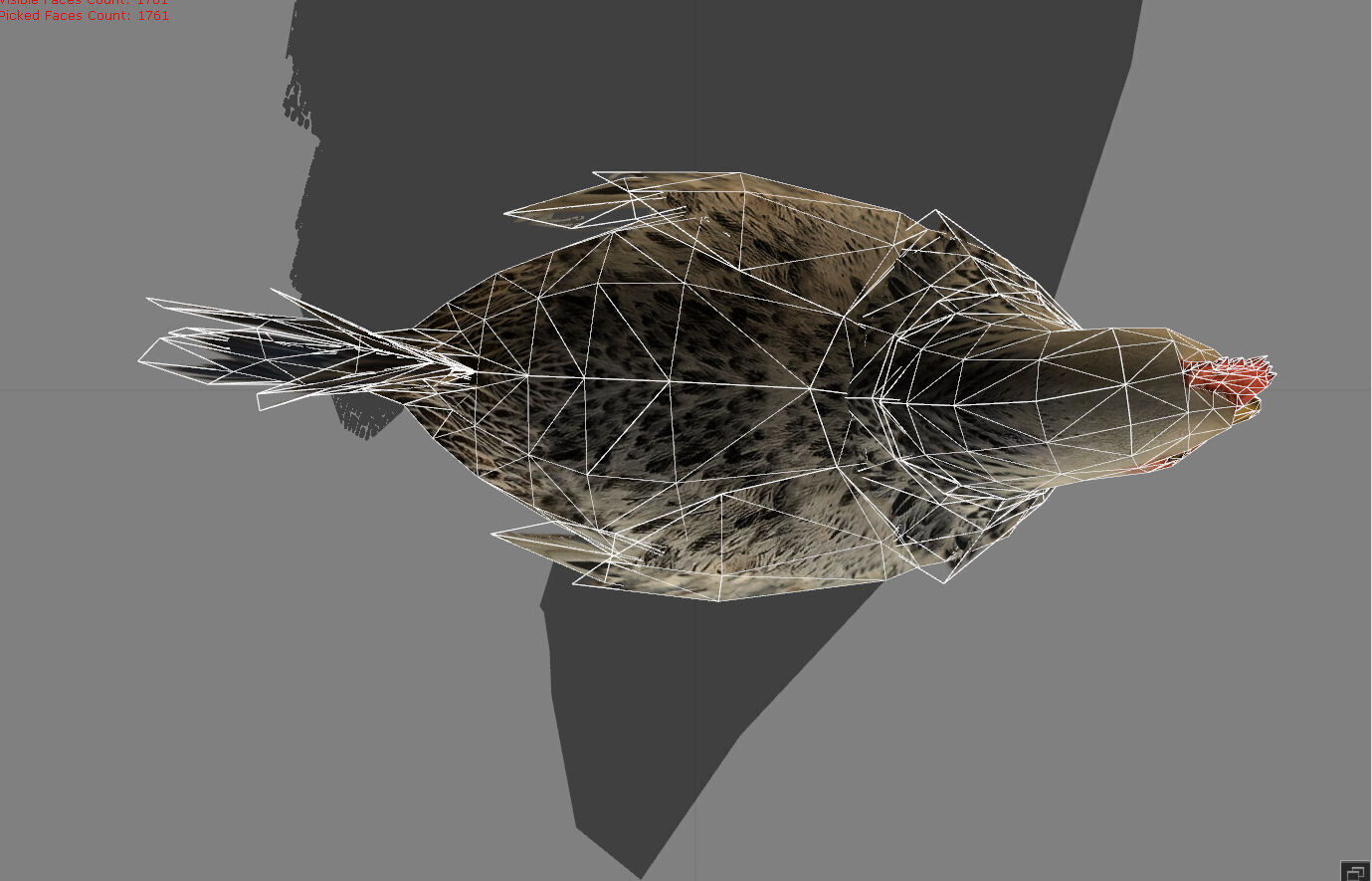 Chicken Animal  Low-poly 3D model_8