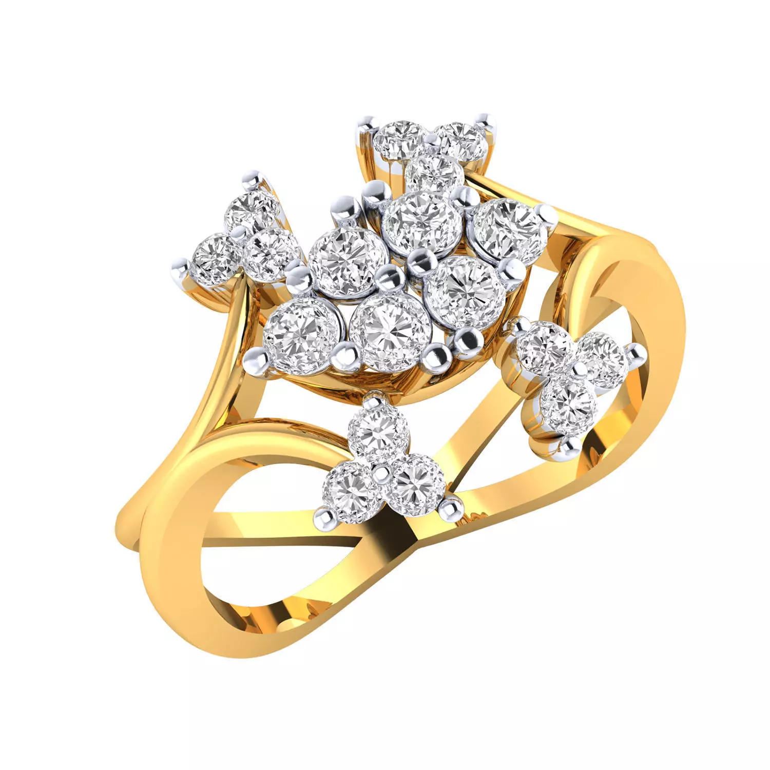 Women Ring Render 3dm STL MTL SLC JCD OBJ FBX Details 3D print model