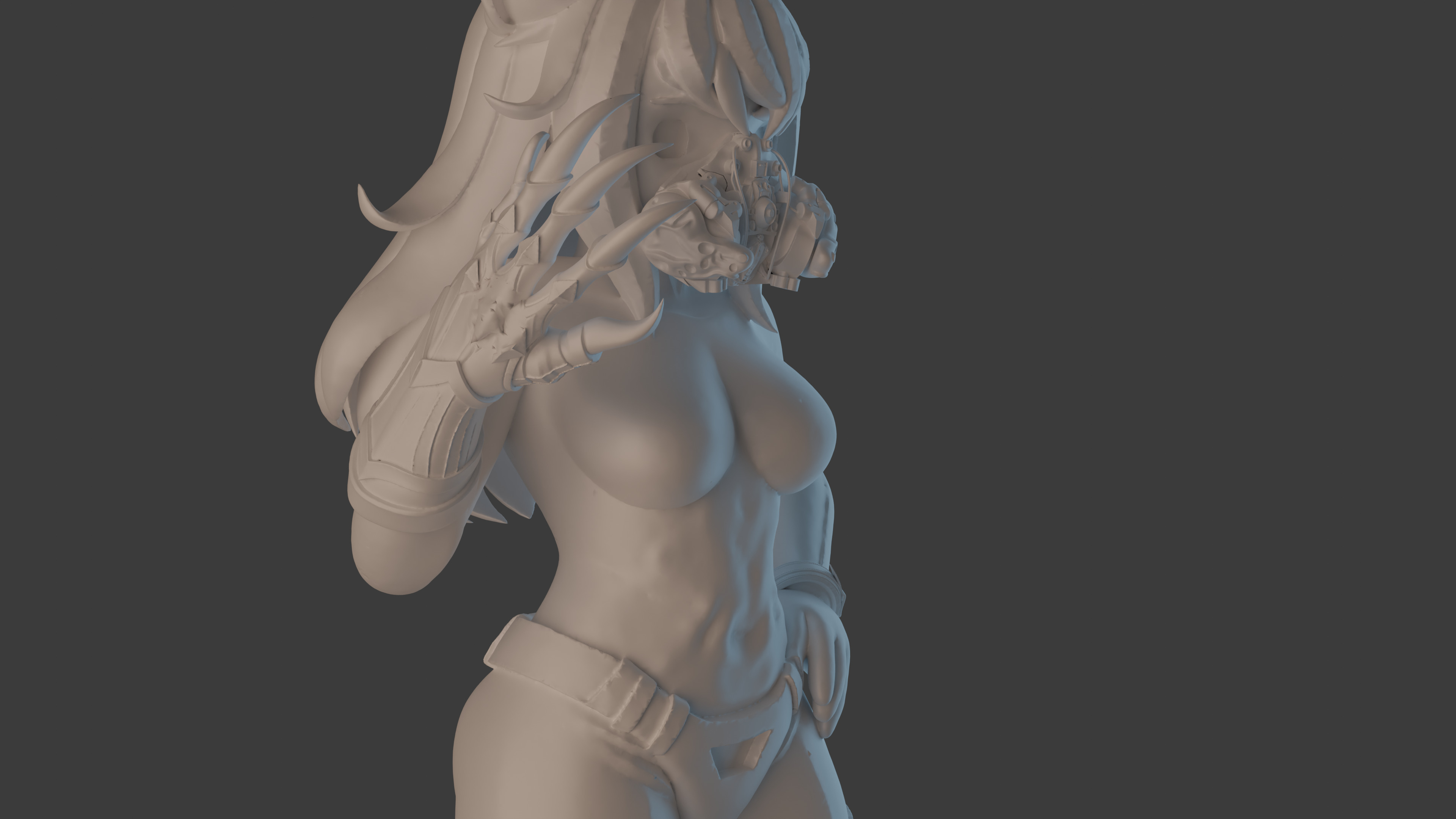 Demon Girl - Demon Slayer 3D print model_2