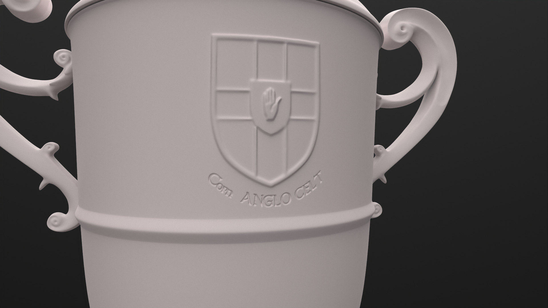Ulster GAA Cup 3D print model_5