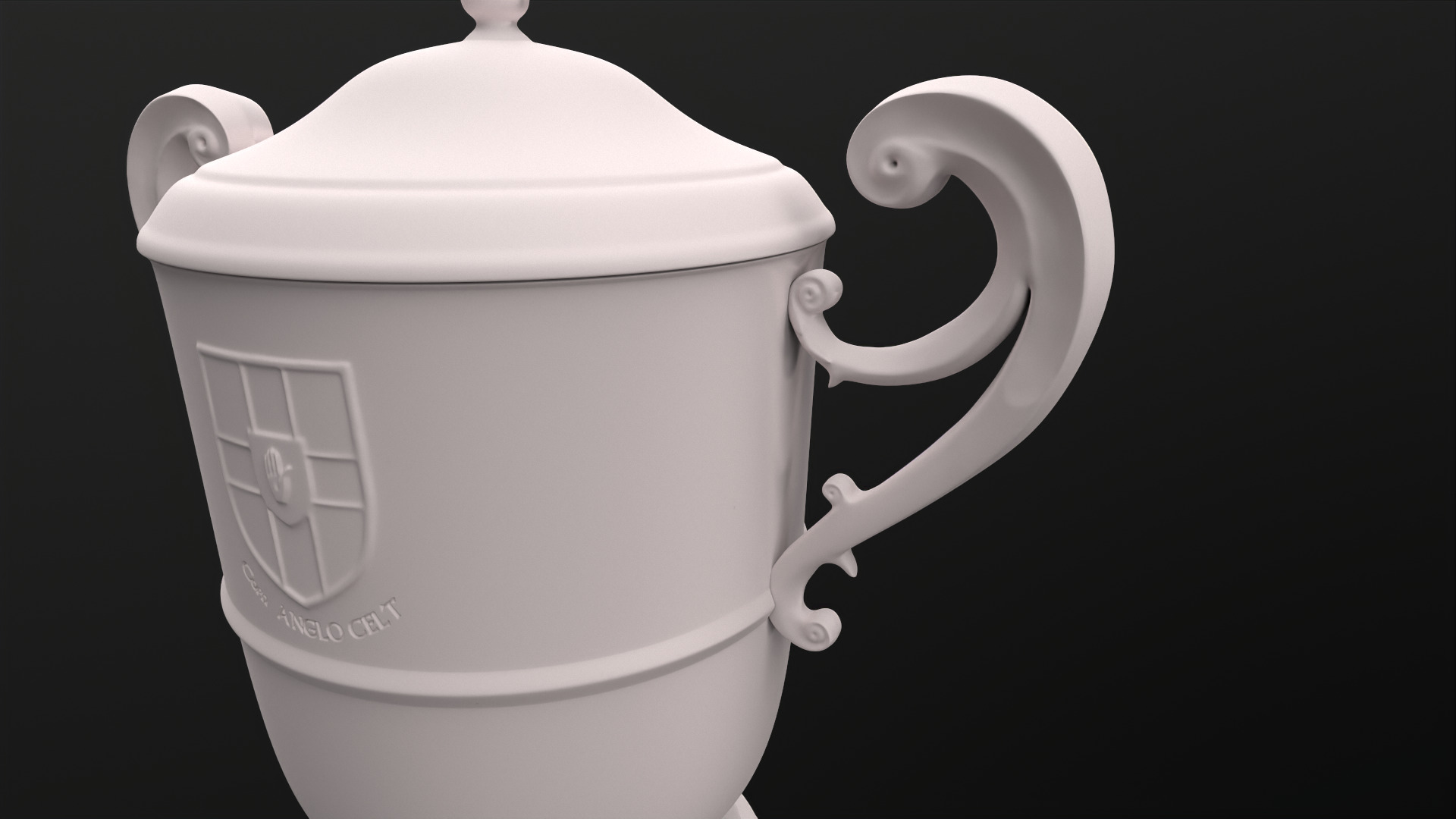 Ulster GAA Cup 3D print model_4