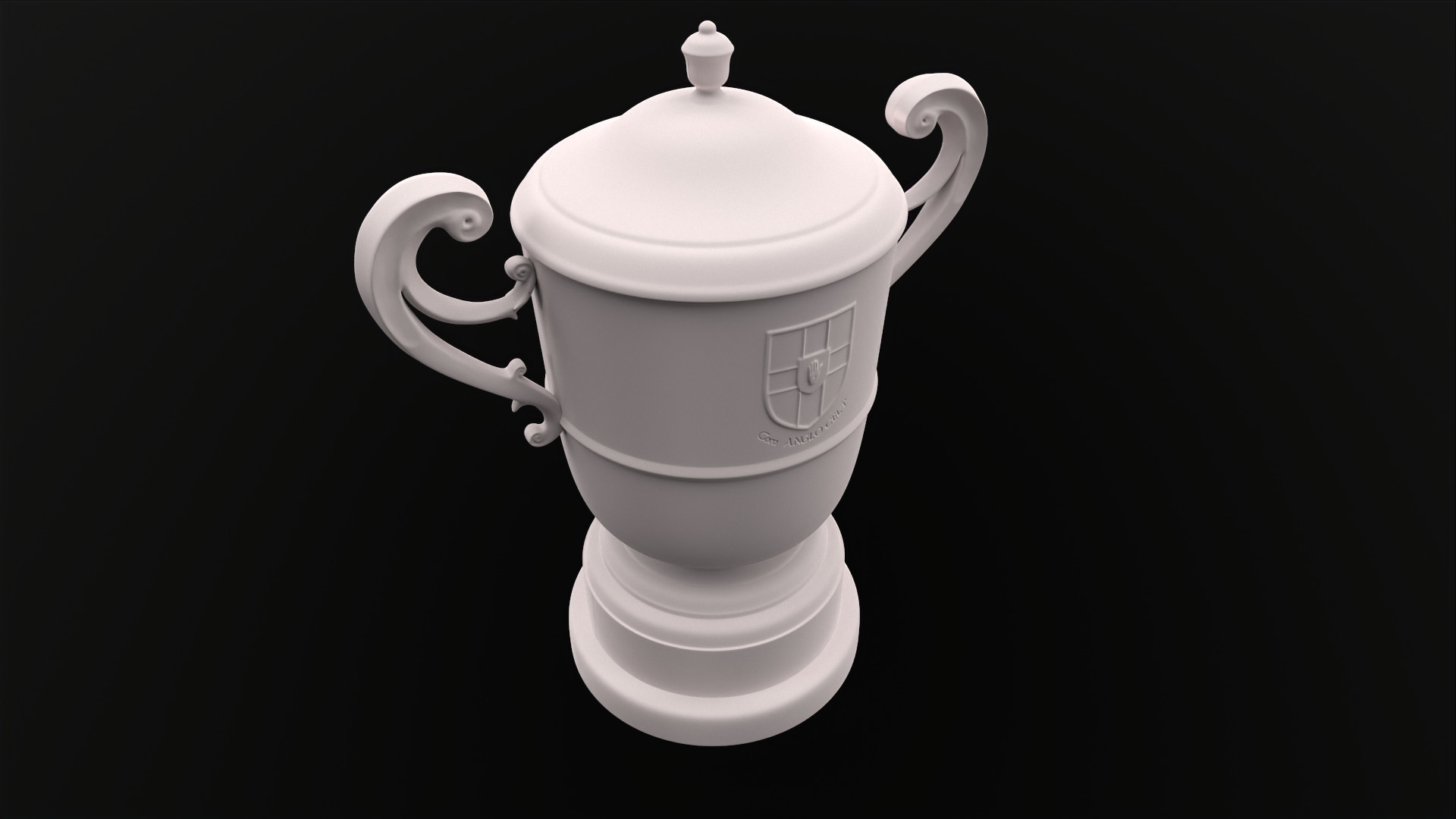 Ulster GAA Cup 3D print model_3