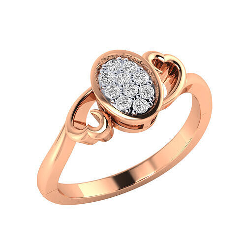 Women Ring Render 3dm STL MTL SLC JCD OBJ FBX Details 3D print model