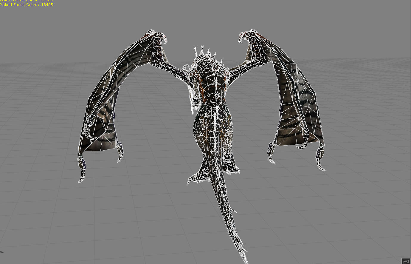 Dragon Fantasy Animal  Low-poly 3D model_7