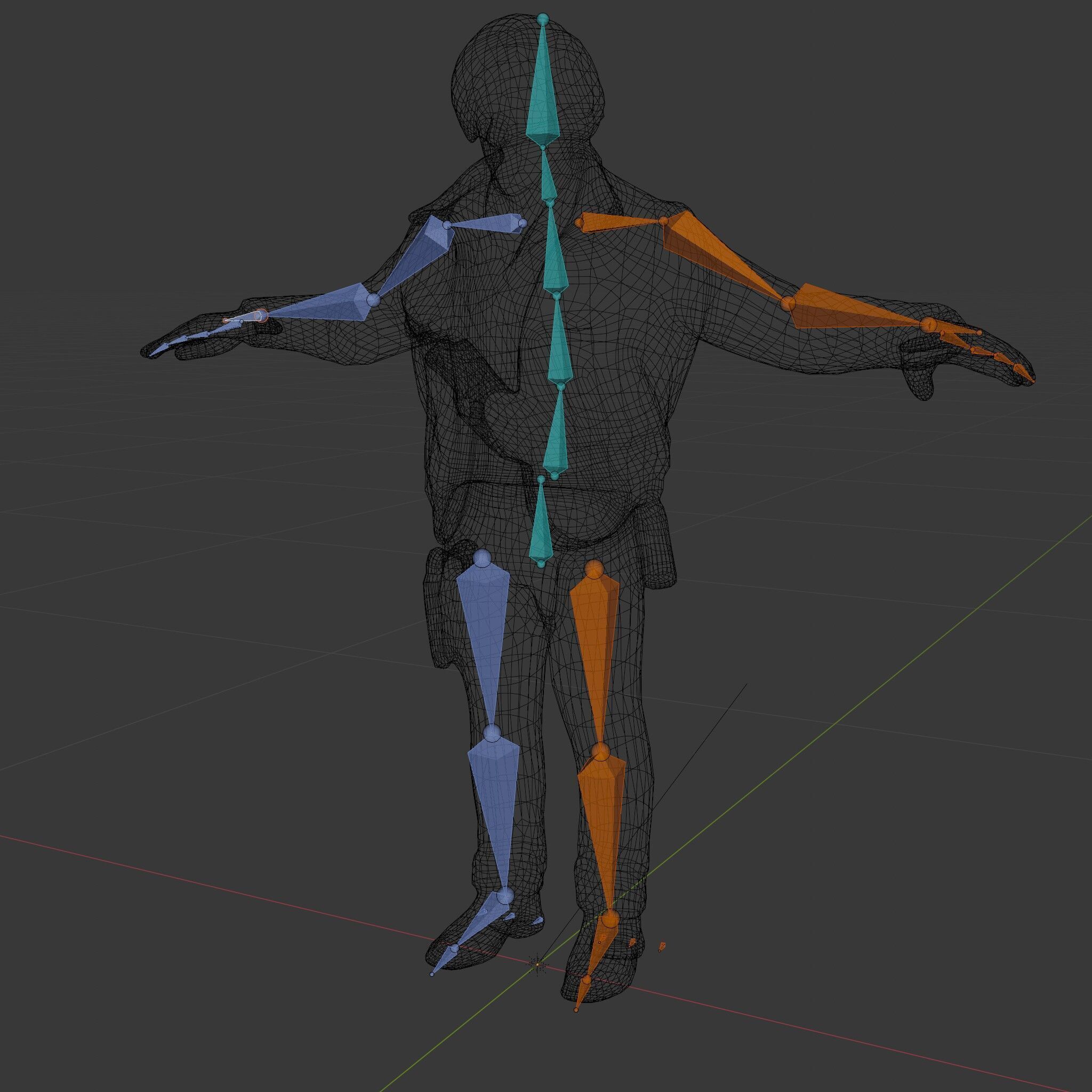 Adventurer Rigged and Animated D Character Model Low-poly 3D model_6