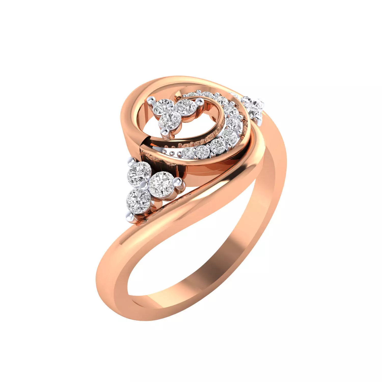 Women Ring Render 3dm STL MTL SLC JCD OBJ FBX Details 3D print model