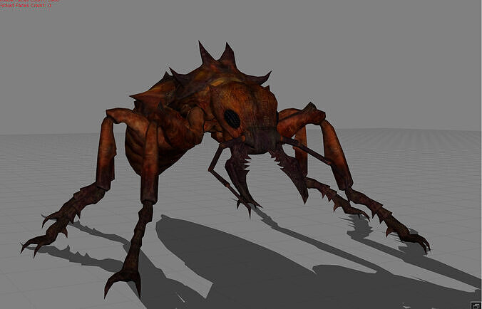 Fire Ant Animal Low-poly 3D model