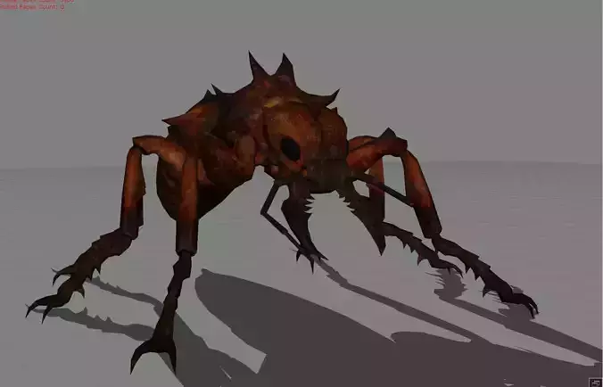 Fire Ant Animal Low-poly 3D model