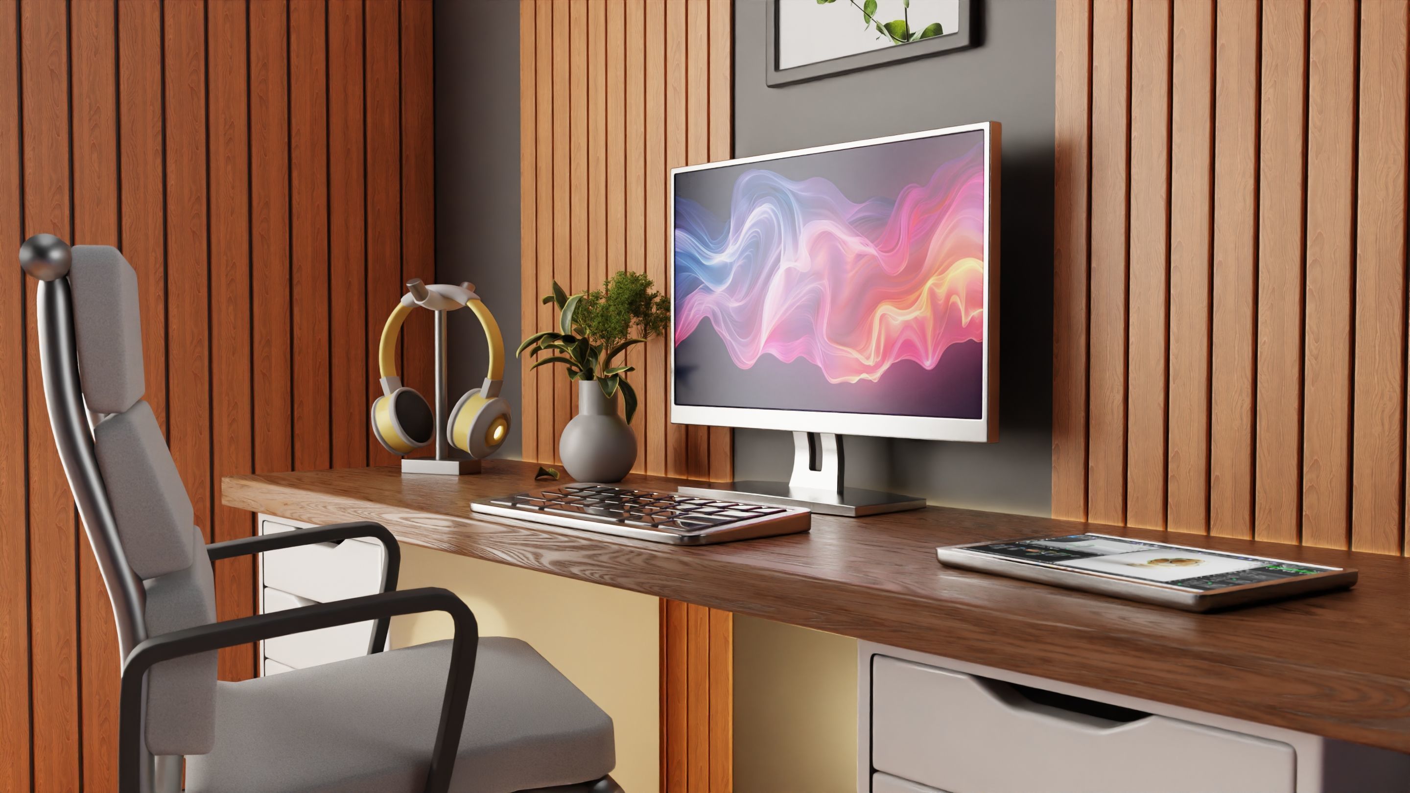 Isometric room 3D model_1