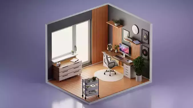 Isometric room