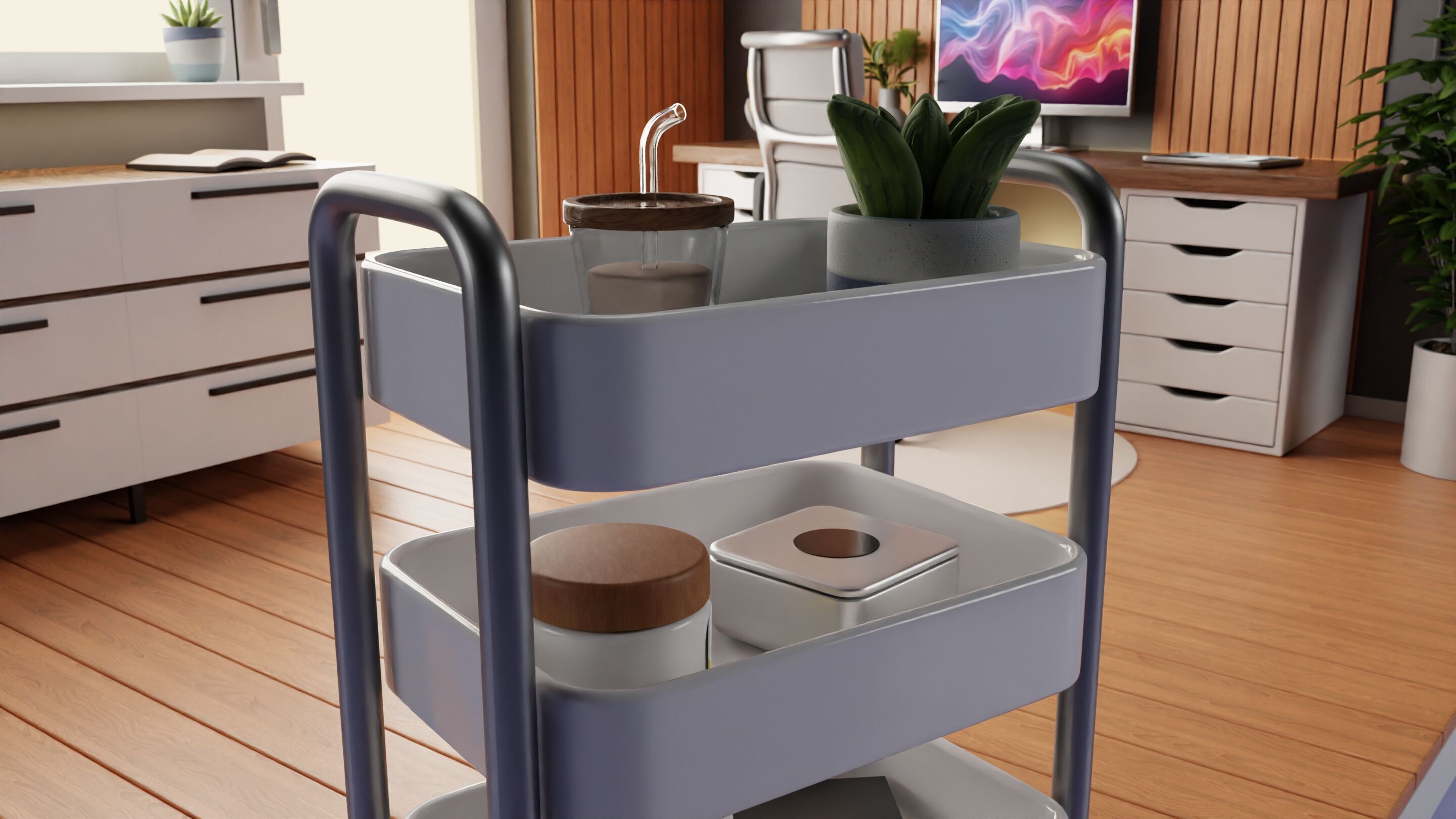 Isometric room 3D model_3