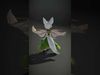 Mythical Feline Fairy Rigged and Animated D Character Model Low-poly 3D model_2