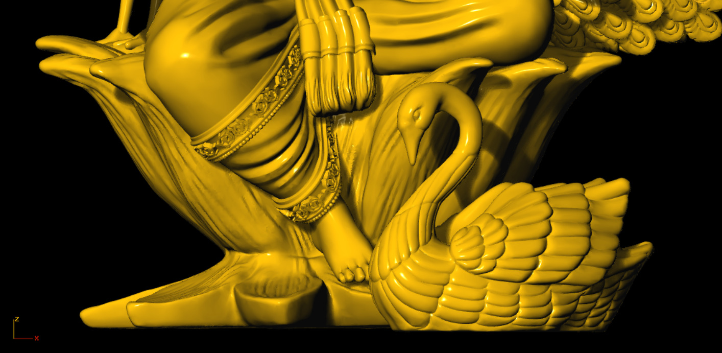 SARASWATI 3D MODEL 3D print model_21