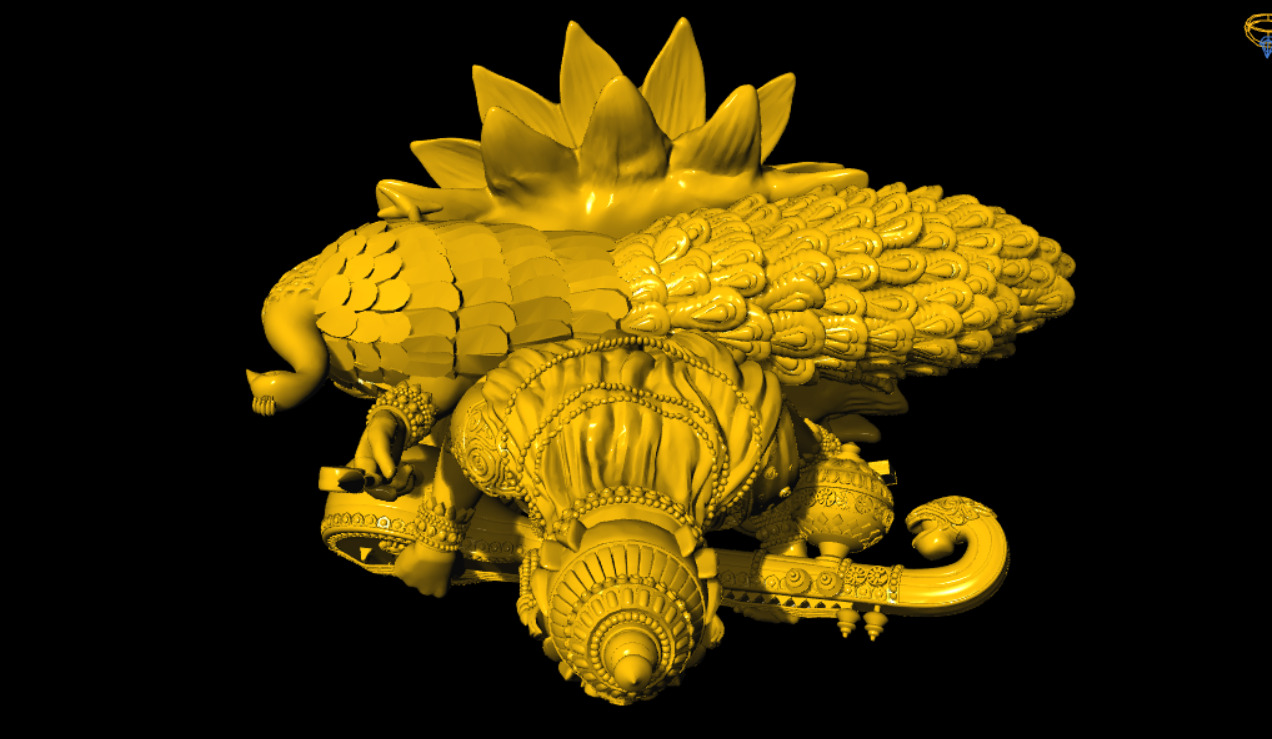 SARASWATI 3D MODEL 3D print model_26