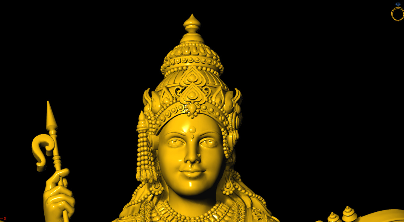 SARASWATI 3D MODEL 3D print model_17