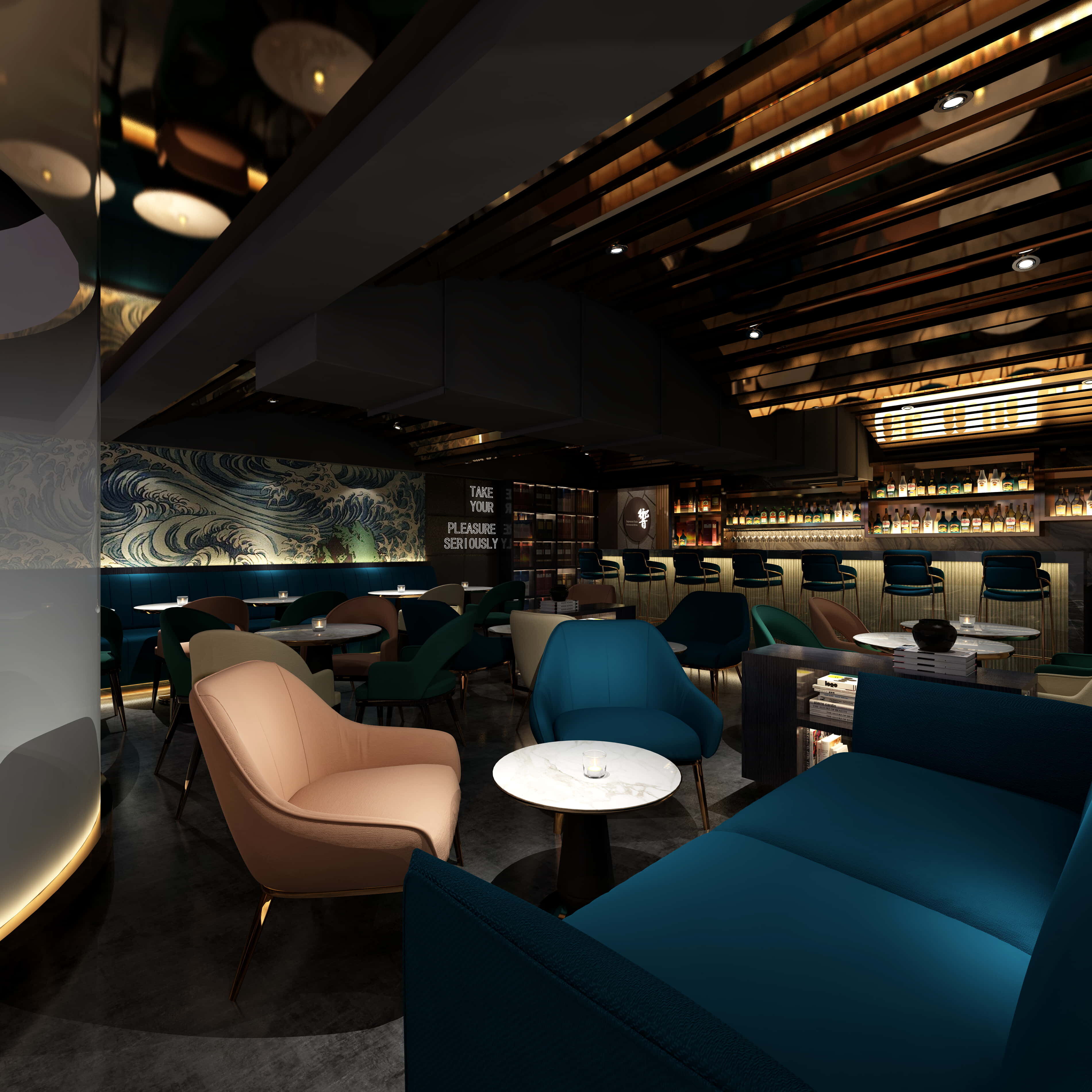 3D BAR KARAOKE Scene Collection Low-poly 3D model_9